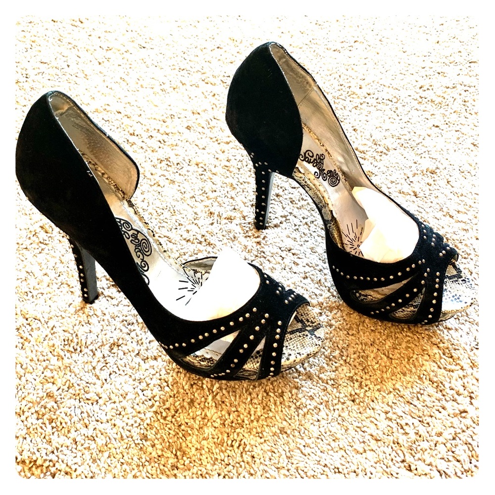 Naughty Monkey studded heels